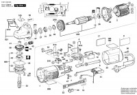 Bosch 0 601 345 642 GWS 9-150 C Angle Grinder GWS9-150C Spare Parts